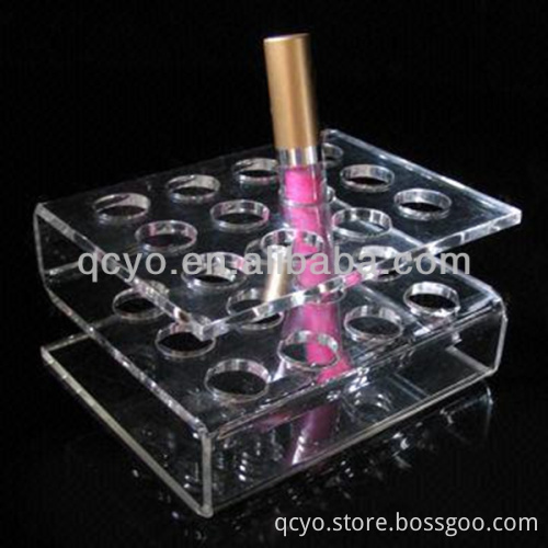 acrylic Cosmetic & brush organizer / acrylic holder tray